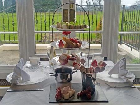 image of Champagne Afternoon Tea for Two at The Haughton Hall Hotel